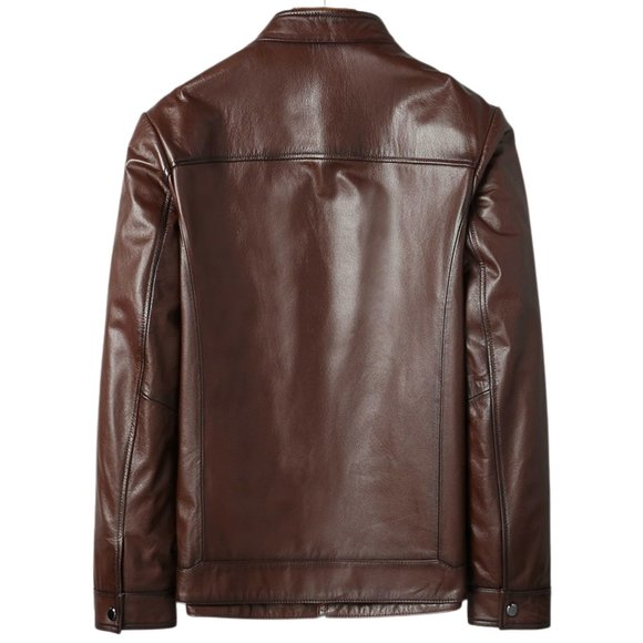 Bashwood Handmade Mens Sleek Front Pocket Genuine Lambskin Leather Ja - Picture 2 of 3